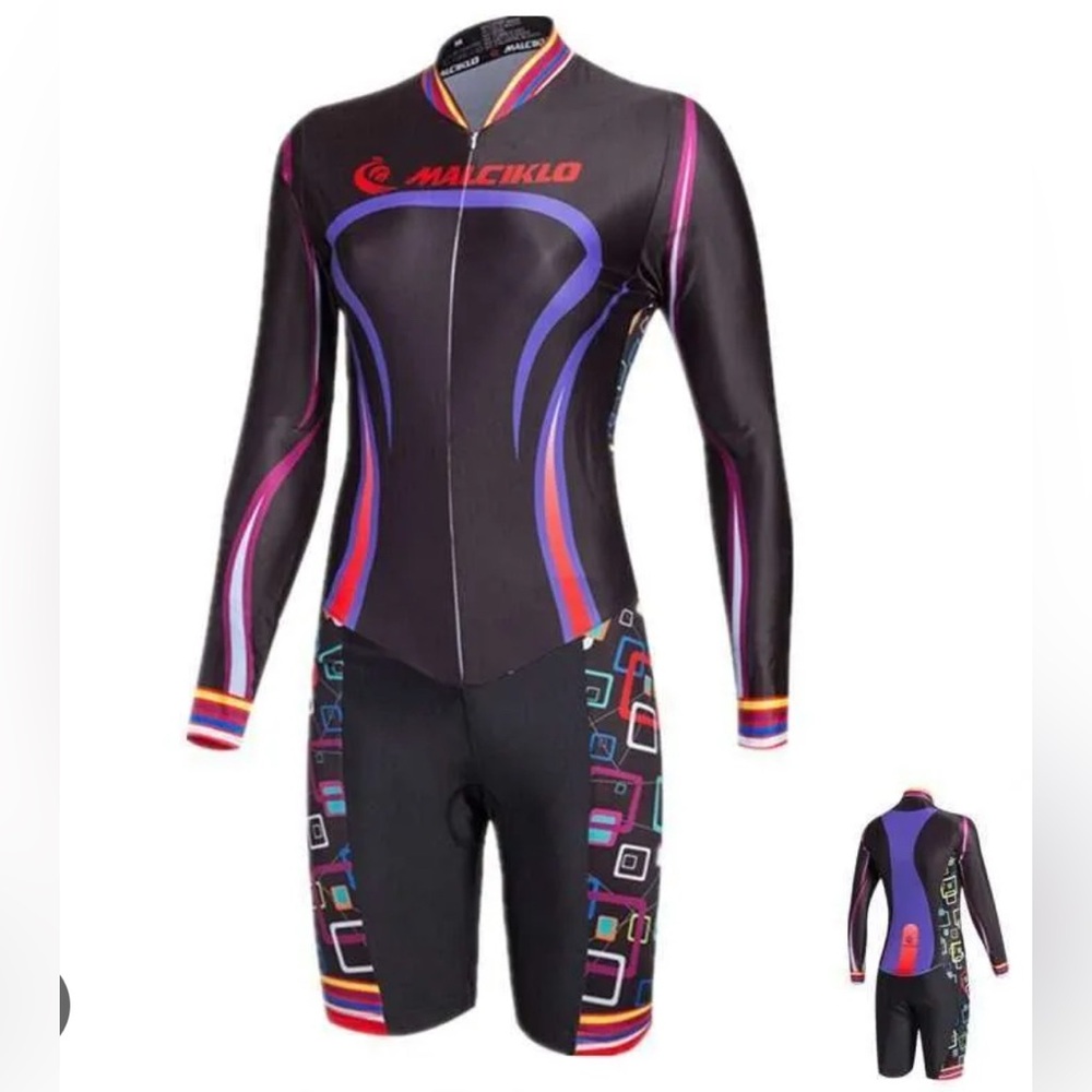 Malciklo Cycling Trisuit women’s size L NWT